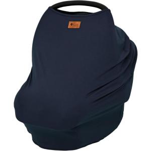 imageKYTE BABY Unisex Rayon Made from Bamboo Car Seat Cover ButterflyNavy