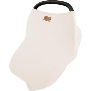 imageKYTE BABY Unisex Rayon Made from Bamboo Car Seat Cover ButterflyOat