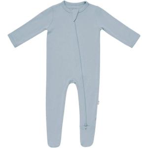 imageKYTE BABY Unisex Zipper Closure Footies Rayon Made From Bamboo 024 MonthsFog