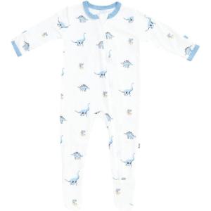 imageKYTE BABY Unisex Zipper Closure Footies Rayon Made From Bamboo 024 MonthsJurassic