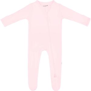 imageKYTE BABY Unisex Zipper Closure Footies Rayon Made From Bamboo 024 MonthsSakura
