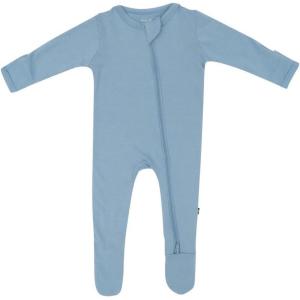 imageKYTE BABY Unisex Zipper Closure Footies Rayon Made From Bamboo 024 MonthsSlate