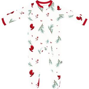 imageKYTE BABY Unisex Zipper Closure Footies Rayon Made From Bamboo 024 MonthsWinterberry
