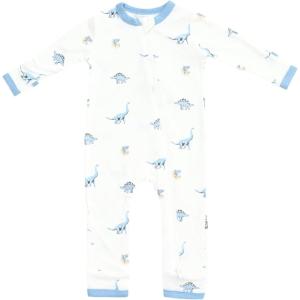 imageKyte Baby Unisex Rayon Made From Bamboo Zippered Rompers Newborn Jurassic