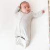 imageKYTE BABY Bundlers  Unisex Baby Sleeper Gowns Made of Soft Bamboo Rayon MaterialOat