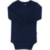imageKYTE BABY Soft Bamboo from Rayon Long Sleeve Unisex Bodysuit 024 MonthsNavy