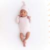 imageKYTE BABY Unisex Bamboo Rayon Baby Beanie Soft Knotted CapBlush