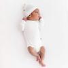imageKYTE BABY Unisex Bamboo Rayon Baby Beanie Soft Knotted CapCloud