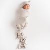 imageKYTE BABY Unisex Bamboo Rayon Baby Beanie Soft Knotted CapOat