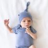 imageKYTE BABY Unisex Bamboo Rayon Baby Beanie Soft Knotted CapSlate