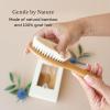 imageKyte Baby Cradle Cap Brush Made with Natural Goat Hair Bristles and a Bamboo Brush Handle