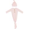 imageKYTE BABY Knotted Gown with Hat SetBlush