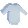 imageKYTE BABY Rayon made from Bamboo Long Sleeve Baby Bodysuits 2PackFogslate
