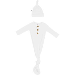 imageKYTE BABY Knotted Gown with Hat SetCloud