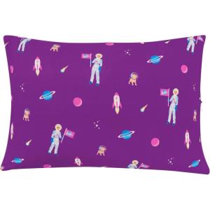 imageKYTE BABY Rayon Made from Bamboo Toddler Pillowcase in BlushBarbie Astronaut