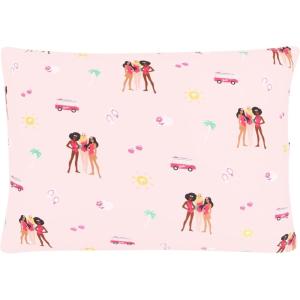 imageKYTE BABY Rayon Made from Bamboo Toddler Pillowcase in BlushBarbie Beach