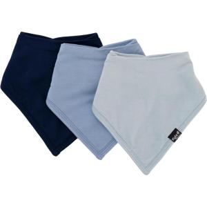 imageKYTE BABY Rayon made from Bamboo Baby Bib 3 PackCloudOatMidnight