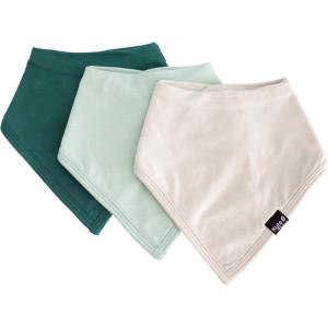 imageKYTE BABY Rayon made from Bamboo Baby Bib 3 PackEmeraldSageOat