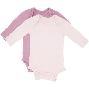 imageKYTE BABY Rayon made from Bamboo Long Sleeve Baby Bodysuits 2PackBlushmulberry