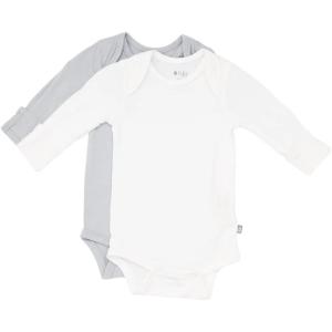 imageKYTE BABY Rayon made from Bamboo Long Sleeve Baby Bodysuits 2PackCloudstorm