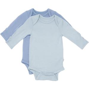 imageKYTE BABY Rayon made from Bamboo Long Sleeve Baby Bodysuits 2PackFogslate