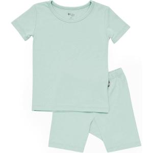 imageKYTE BABY Short Sleeve Toddler Pajama Set 97 Rayon made from Bamboo 3 SpandexSage