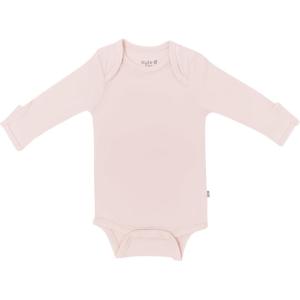 imageKYTE BABY Soft Bamboo from Rayon Long Sleeve Unisex Bodysuit 024 MonthsBlush