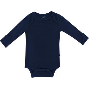 imageKYTE BABY Soft Bamboo from Rayon Long Sleeve Unisex Bodysuit 024 MonthsNavy