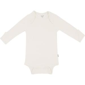 imageKYTE BABY Soft Bamboo from Rayon Long Sleeve Unisex Bodysuit 024 MonthsOat