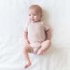 imageKYTE BABY Short Sleeve Unisex Baby Bodysuits Rayon Made From Bamboo MaterialBlush
