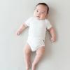 imageKYTE BABY Short Sleeve Unisex Baby Bodysuits Rayon Made From Bamboo MaterialCloud
