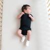 imageKYTE BABY Short Sleeve Unisex Baby Bodysuits Rayon Made From Bamboo MaterialMidnight