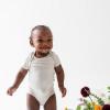 imageKYTE BABY Short Sleeve Unisex Baby Bodysuits Rayon Made From Bamboo MaterialOat