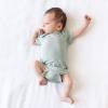 imageKYTE BABY Short Sleeve Unisex Baby Bodysuits Rayon Made From Bamboo MaterialSage