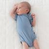 imageKYTE BABY Short Sleeve Unisex Baby Bodysuits Rayon Made From Bamboo MaterialSlate