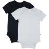 imageKYTE BABY Unisex Bodysuits 2Pack Short Sleeve Baby Bodysuits 97 Rayon made from Bamboo 3 SpandexMidnightstorm