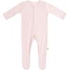 imageKYTE BABY Unisex Soft Bamboo Rayon Footies Snap Closure 36 Months Blush