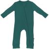 imageKyte Baby Unisex Rayon Made From Bamboo Zippered Rompers 1824 Months Emerald