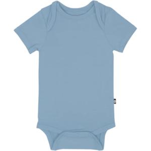 imageKYTE BABY Short Sleeve Unisex Baby Bodysuits Rayon Made From Bamboo MaterialSlate