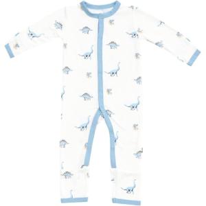 imageKYTE BABY Unisex Soft Romper with Snap Closure 97 Rayon made from Bamboo 3 SpandexJurassic