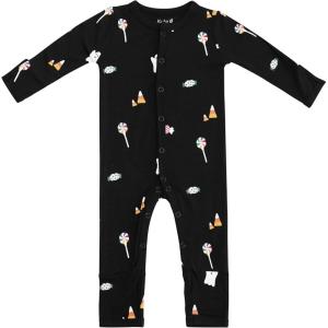 imageKYTE BABY Unisex Soft Romper with Snap Closure 97 Rayon made from Bamboo 3 SpandexTrick Or Treat