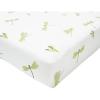 imageKyte Baby Soft Crib Sheet  Standard Fitted Crib Sheet Made with Rayon from Bamboo UltraGentle and Breathable Dragonfly