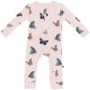 imageKYTE BABY Soft Bamboo from Rayon Long Sleeve Unisex Bodysuit 024 MonthsBlush Butterfly