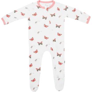 imageKYTE BABY Unisex Zipper Closure Footies Rayon Made From Bamboo 024 MonthsButterfly