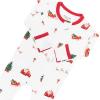 imageKYTE BABY Unisex Rayon Made From Bamboo Zippered Rompers 024 MonthsSanta Sleigh