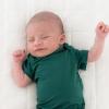 imageKYTE BABY Short Sleeve Unisex Baby Bodysuits Rayon Made From Bamboo Material Preemie Emerald