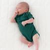 imageKYTE BABY Short Sleeve Unisex Baby Bodysuits Rayon Made From Bamboo Material Preemie Emerald