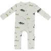 imageKYTE BABY Soft Bamboo from Rayon Long Sleeve Unisex Bodysuit 024 MonthsFishing