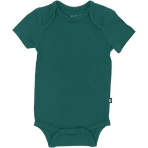 imageKYTE BABY Short Sleeve Unisex Baby Bodysuits Rayon Made From Bamboo Material Preemie Emerald