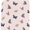 imageKyte Baby Soft Crib Sheet  Standard Fitted Crib Sheet Made with Rayon from Bamboo UltraGentle and Breathable Very Hungry CaterpillarBlush Butterfly